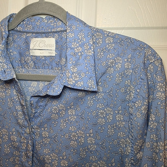 J. Crew Slim-fit Shirt Liberty Capel Floral Button Down Women S - Picture 2 of 10